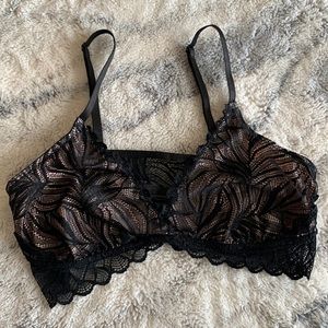 NWOT Medium Women’s Black Lace Bralette